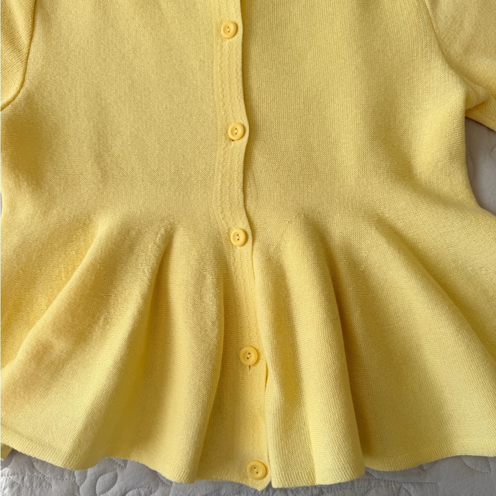 Zara Pale Yellow Lightweight top - Picture 2 of 9